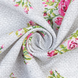Скатерть Доляна Roses on linen 146х110 см, 100% хлопок, рогожка 164 г/м2  фото 6