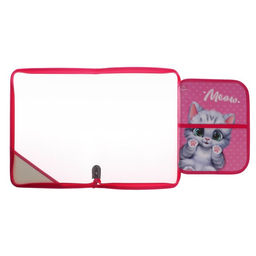 Папка для труда, А4, пластиковая, 23×32.5×2.5 см «Котик»