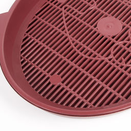 Туалет с сеткой Киса, 36 х 27 х 6 см, красный - Пижон фото 4