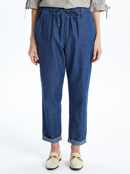 Beli Lastikli Carrot Fit Kad?n Jean Pantolon