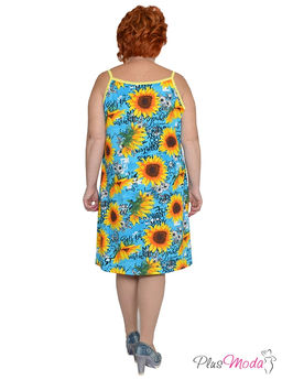 Сорочка Модель №1211 размеры 44-84 - Plusmoda фото 2