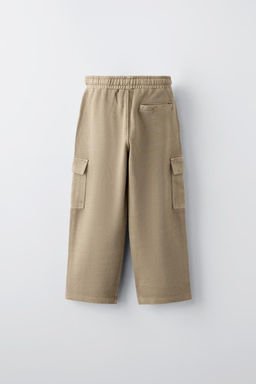 GARMENT DYED CARGO TROUSERS - Zara фото 9