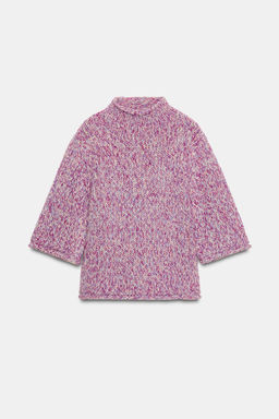 MULTICOLOURED KNIT SWEATER