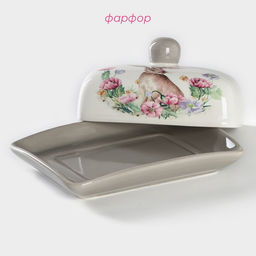 Маслёнка Доляна Зайка, 17?12?8,5 см  фото 2