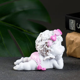 Фигура Ангел лежит личико на ручках 8?5.5?6.5 см