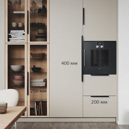 Цена за 2 шт. Ручка CAPPIO RT001BL, L=200 мм, м/о 160 мм, цвет черный