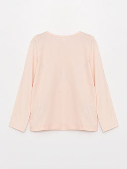 Bisiklet Yaka Bask?l? Uzun Kollu K?z ?ocuk Pijama Tak?m? - Waikiki фото 3