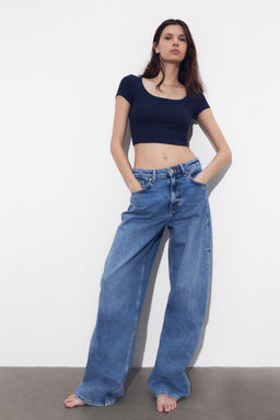 Camiseta cropped de canale - H&m фото 2