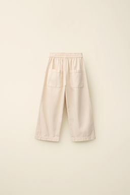 PANTAL?N RECTO CREATED BY CARAMEL LONDON X ZARA / Crudo medio  фото 2