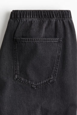 Pantal?n denim con cord?n de ajuste - H&m фото 5
