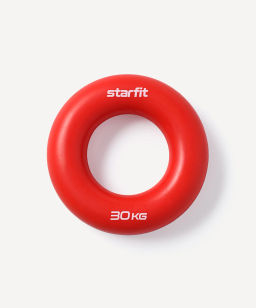 Эспандер кистевой STARFIT ES-404 кольцо, силикогель, d=8,8 см, 30 кг, красный фото 2