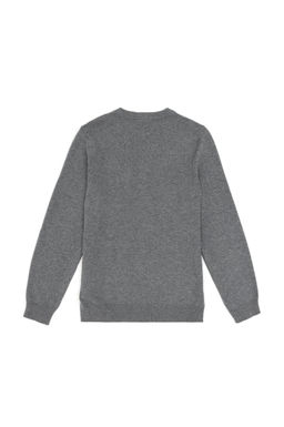 Серый меланжевый базовый свитер для мальчика Неожиданная скидка в корзине - U.s. polo assn фото 2