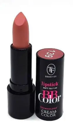 Triumpf Помада CZ-18 "BB Color Lipstick" Кремовая тон 139 "Розовая карамель"