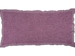 24С222-ШР/у. 75*140 Полотенце Домовой цв. 3 рис. 209 розовый с чёрным - Текс-дизайн фото 3