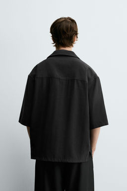 RELAXED FIT FLOWING SHIRT - Zara фото 3