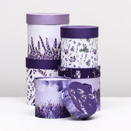 Набор шляпных коробок 5 в1 Вдохновение, 20 х 20 - 15 х 15 см - Simaland фото 8