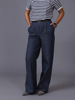 Женские Брюки широкие палаццо. С046 Джинс от фабрики Спортсоло