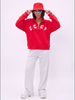 свитшот толстовка джемпер СССР футер 3хнитка петля, пенье, - Knitka wear фото 25