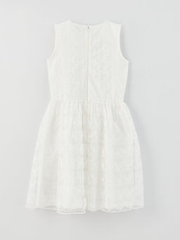 Bisiklet Yaka Nak??l? K?z ?ocuk Elbise - Waikiki фото 2