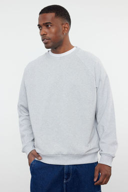 TRENDYOL MAN Siyah Regular Fit Ici Polar/S?cak Tutan Sweatshirt TMNAW23SW00190 - Trendyolmilla фото 57
