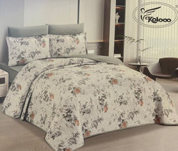 Одеяло стеганное с простыней на резинке и наволочками 4шт Koloco 192-2 192-2/07