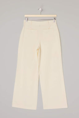 Beyaz Gabardin Cep Detayl? Pantolon TWOSS26PL00083 - Trendyolmilla фото 6