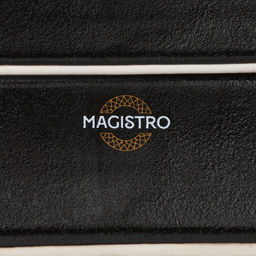 Блюдо для подачи Magistro Pietra lunare, 30×10 см, фарфор, чёрное