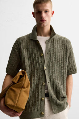 TEXTURED KNIT SHIRT - Zara фото 5