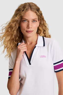 KadДn Beyaz Polo Yaka TiЕГrt - U.s. polo assn фото 2