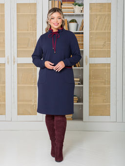 Платье 1463 темно-синий