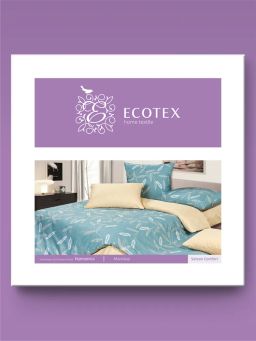 Постельное белье Монтана Евро (простыня на резинке 160*200 см) + 4 наволочки - Ecotex фото 3