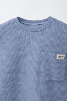 6-14 A?OS/ PIJAMA WAFFLE ETIQUETA / Azul - Zara фото 8