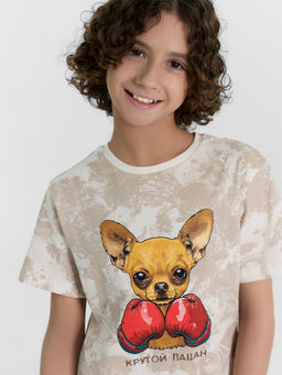 Комплект домашний для мальчиков с принтом и надписью Крутой пацан - Mark formelle фото 7