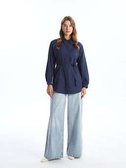 D?z Oversize Poplin Kad?n G?mlek Tunik