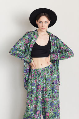Костюм женский SET001/11/Зеленый, розовый - M&G all natural фото 4