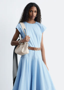 Vestido midi en popelina de algod?n - H&m фото 3