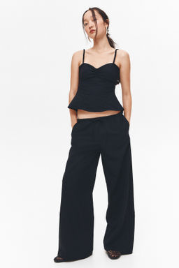 Pantal?n de sarga con cord?n de ajuste - H&m фото 6