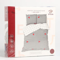 Постельное белье Этель евро Big love 200 *217 см, 240*220 см, 70*70 см -2 шт  фото 7