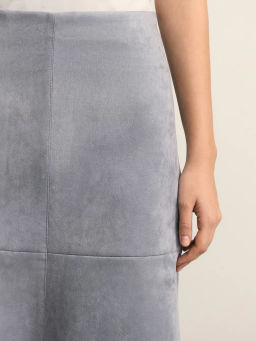 Юбка миди из искусственной замши / Zarina  фото 5