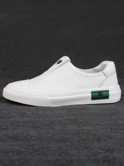 03-0121-01 WHITE Полуботинки спортивные мужские (натуральная кожа) - Фабричный китай фото 4