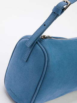 Женская сумка с ручкой MAISON DAVID MARY Артикул 4489210, серо-голубой  фото 3