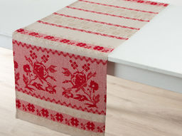 Рушник 24С170-ШР+К 43*150 "Белорусский" цв. 2 рис. 810 красный