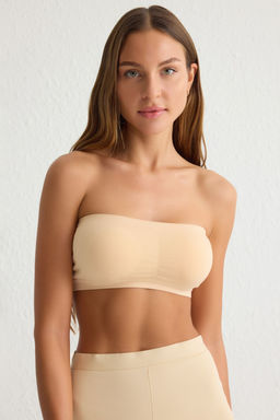 TRENDYOLMILLA Siyah-Ten 2li Seamless/Dikissiz Balensiz Kapl? Bandeu Orme Sutyen THMSS25SU00010 фото 16