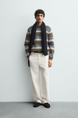 STRIPED TEXTURED JUMPER