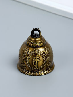 Набор колокольчиков «Будда», 2 шт., металл, 6×5×5 см