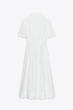 ZW COLLECTION EMBROIDERED SHIRT DRESS