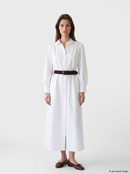Платье-рубашка Poplin из поплина