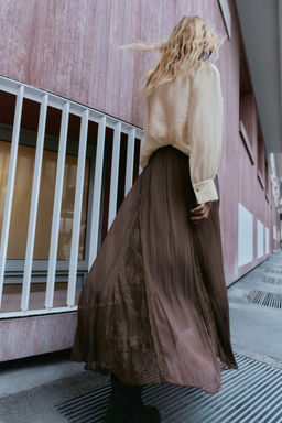 GODET LACE SKIRT - Zara фото 4