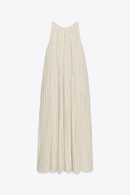 ZW COLLECTION FLOWING CRINKLE-EFFECT DRESS - Zara фото 6