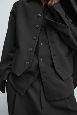 TEXTURED SUIT WAISTCOAT - Zara фото 5